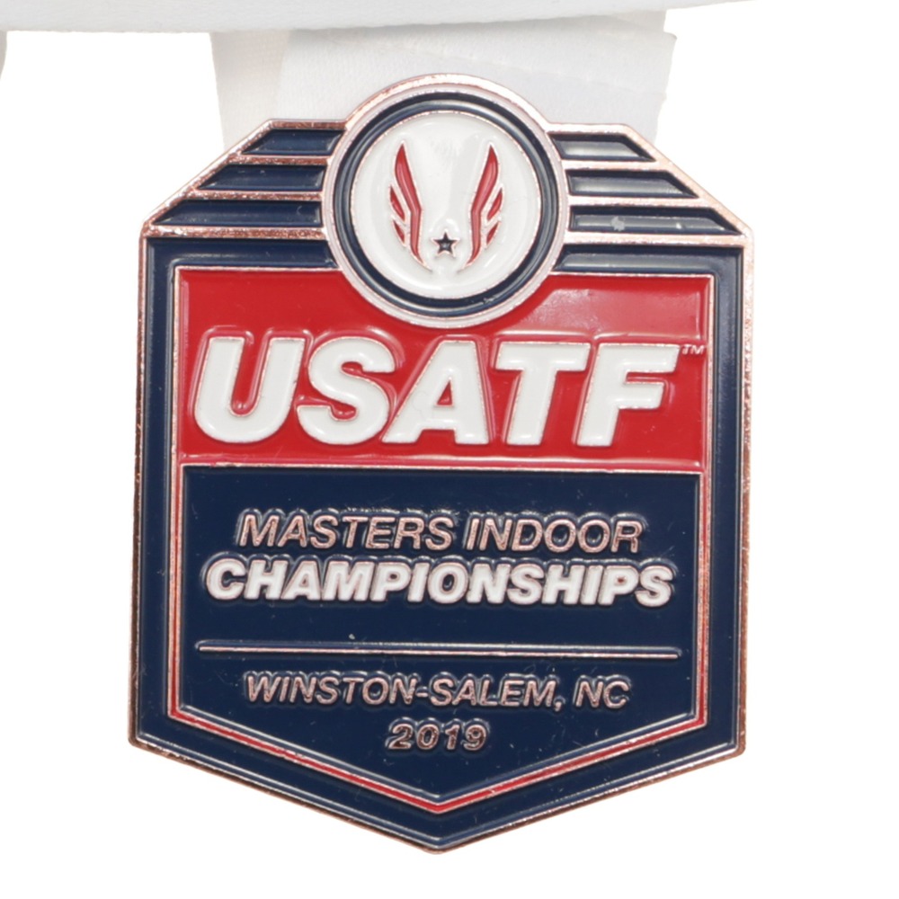 USATF Medal OS Unisex Bronze Excellent 2019 Masters Indoor 3rd Place Award